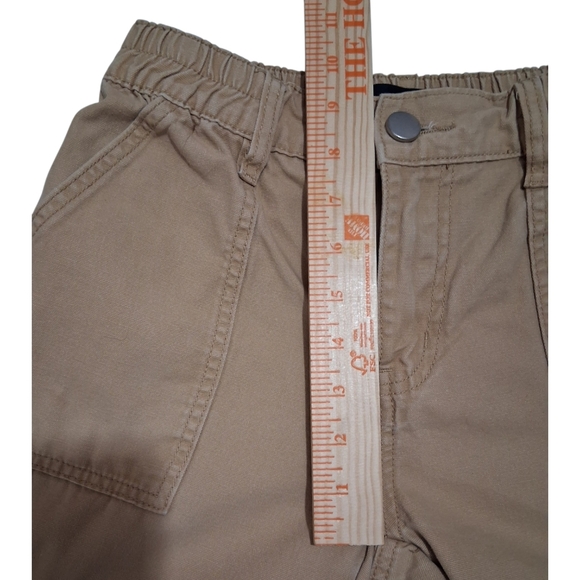 EUC AEROPOSTALE Sz. XS Tan Utility Straight Leg Cargo Jeans - Picture 9 of 11